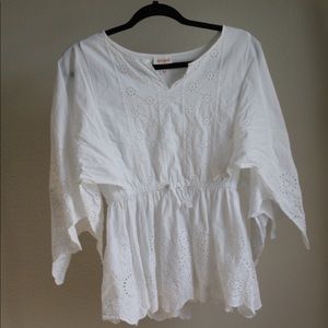 White Shirt with Lace